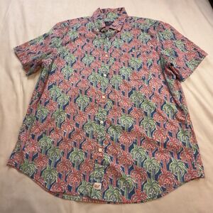 Vineyard Vines Men's Classic Fit Murray Shirt Palm Trees Sz XL